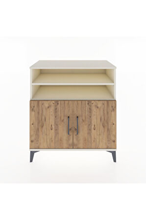 Hyperion Şifonyer 3 Raflı 2 Kapaklı 88x44x96 Aytaşı-Çam