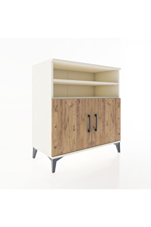 Hyperion Şifonyer 3 Raflı 2 Kapaklı 88x44x96 Aytaşı-Çam