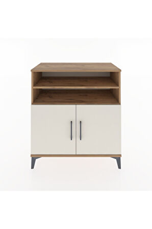 Hyperion Şifonyer 3 Raflı 2 Kapaklı 88x44x96 Çam-Aytaşı