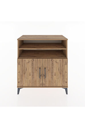 Hyperion Şifonyer 2 Raflı 2 Kapaklı 88x44x96 Çam-Çam