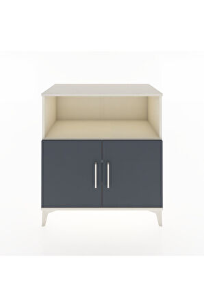 Hyperion Şifonyer 3 Raflı 2 Kapaklı 88x44x96 Aytaşı-Antrasit