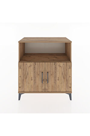 Hyperion Şifonyer 3 Raflı 2 Kapaklı 88x44x96 Çam-Çam