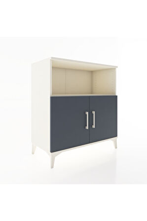 Hyperion Şifonyer 2 Raflı 2 Kapaklı 88x44x96 Aytaşı-Antrasit