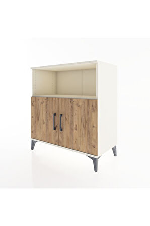 Hyperion Şifonyer Tek Raflı 2 Kapaklı 88x44x96 Aytaşı-Çam