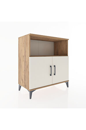 Hyperion Şifonyer Tek Raflı 2 Kapaklı 88x44x96 Çam-Aytaşı