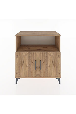 Hyperion Şifonyer Tek Raflı 2 Kapaklı 88x44x96 Çam-Çam