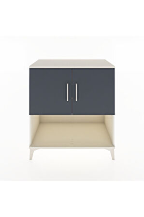 Hyperion Şifonyer 3 Raflı 2 Kapaklı 88x44x96 Aytaşı-Antrasit