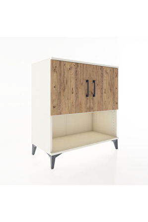 Hyperion Şifonyer 3 Raflı 2 Kapaklı 88x44x96 Aytaşı-Çam