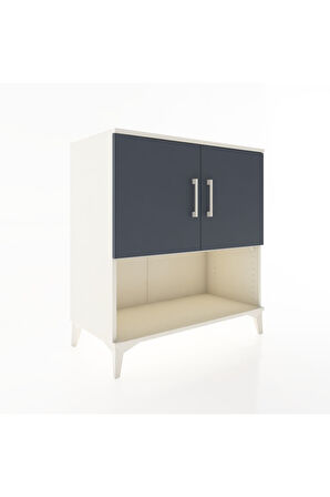 Hyperion Şifonyer 2 Raflı 2 Kapaklı 88x44x96 Aytaşı-Antrasit
