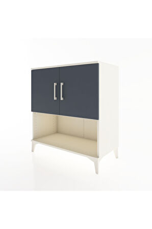 Hyperion Şifonyer 2 Raflı 2 Kapaklı 88x44x96 Aytaşı-Antrasit