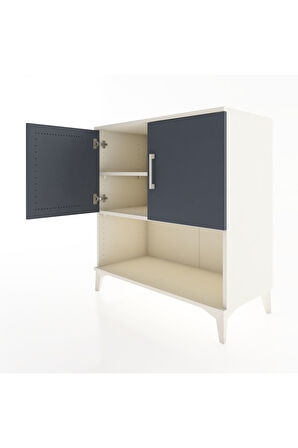 Hyperion Şifonyer 2 Raflı 2 Kapaklı 88x44x96 Aytaşı-Antrasit