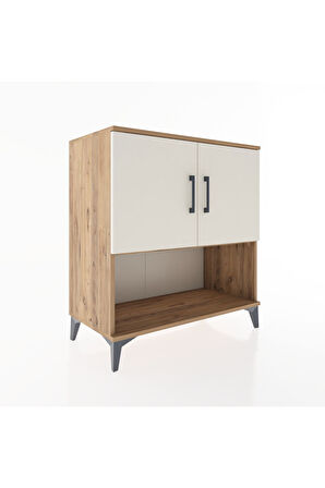 Hyperion Şifonyer 2 Raflı 2 Kapaklı 88x44x96 Çam-Aytaşı