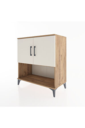 Hyperion Şifonyer 2 Raflı 2 Kapaklı 88x44x96 Çam-Aytaşı