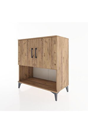 Hyperion Şifonyer 2 Raflı 2 Kapaklı 88x44x96 Çam-Çam