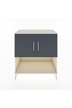 Hyperion Şifonyer Tek Raflı 2 Kapaklı 88x44x96 Aytaşı-Antrasit