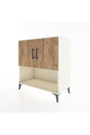 Hyperion Şifonyer Tek Raflı 2 Kapaklı 88x44x96 Aytaşı-Çam