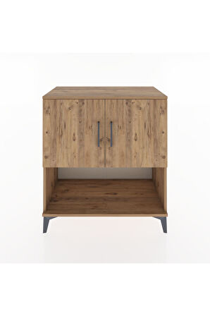 Hyperion Şifonyer Tek Raflı 2 Kapaklı 88x44x96 Çam-Çam