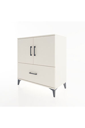 Hyperion Şifonyer Tek Raflı Tek Çekmeceli 2 Kapaklı 88x44x96 Aytaşı-Aytaşı