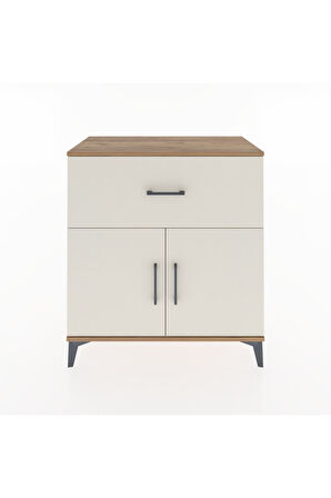 Hyperion Şifonyer 2 Raflı Tek Çekmeceli 2 Kapaklı 88x44x96 Çam-Aytaşı