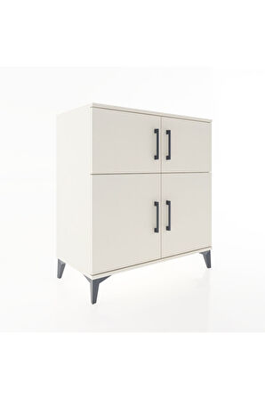 Hyperion Şifonyer 4 Raflı 4 Kapaklı 88x44x96 Aytaşı-Aytaşı