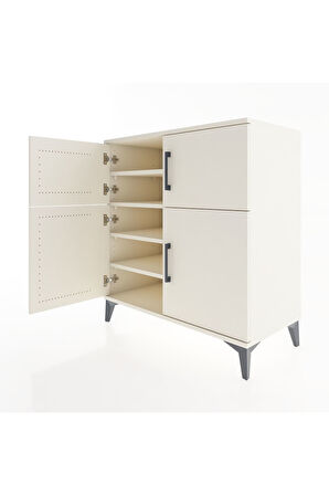 Hyperion Şifonyer 4 Raflı 4 Kapaklı 88x44x96 Aytaşı-Aytaşı