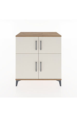 Hyperion Şifonyer 4 Raflı 4 Kapaklı 88x44x96 Çam-Aytaşı