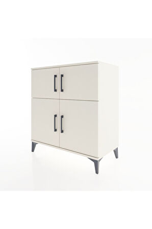 Hyperion Şifonyer 3 Raflı 4 Kapaklı 88x44x96 Aytaşı-Aytaşı