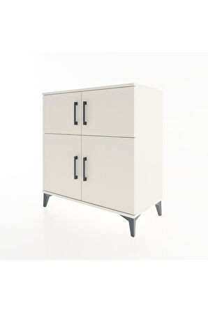 Hyperion Şifonyer 3 Raflı 4 Kapaklı 88x44x96 Aytaşı-Aytaşı