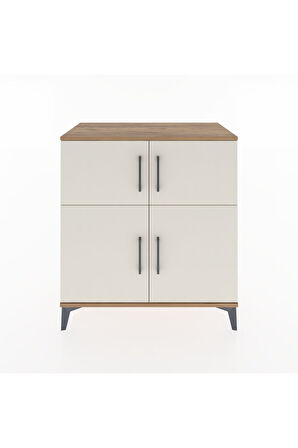 Hyperion Şifonyer 2 Raflı 4 Kapaklı 88x44x96 Çam-Aytaşı