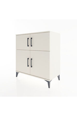 Hyperion Şifonyer Tek Raflı 4 Kapaklı 88x44x96 Aytaşı-Aytaşı