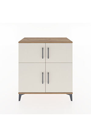 Hyperion Şifonyer Tek Raflı 4 Kapaklı 88x44x96 Çam-Aytaşı