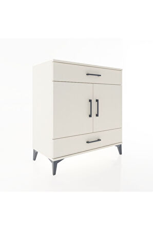 Hyperion Şifonyer 3 Raflı 2 Çekmeceli 2 Kapaklı 88x44x96 Aytaşı-Aytaşı