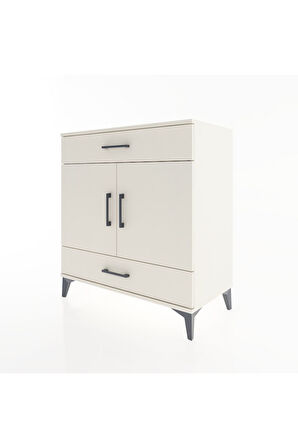 Hyperion Şifonyer 3 Raflı 2 Çekmeceli 2 Kapaklı 88x44x96 Aytaşı-Aytaşı