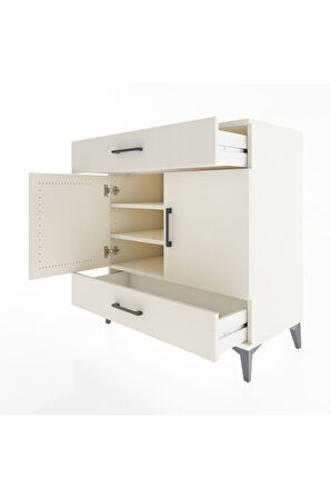 Hyperion Şifonyer 3 Raflı 2 Çekmeceli 2 Kapaklı 88x44x96 Aytaşı-Aytaşı