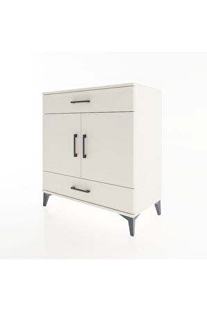 Hyperion Şifonyer 2 Raflı 2 Çekmeceli 2 Kapaklı 88x44x96 Aytaşı-Aytaşı