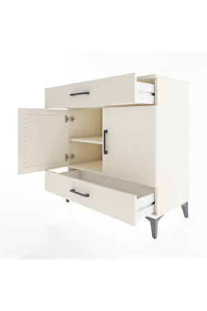 Hyperion Şifonyer 2 Raflı 2 Çekmeceli 2 Kapaklı 88x44x96 Aytaşı-Aytaşı