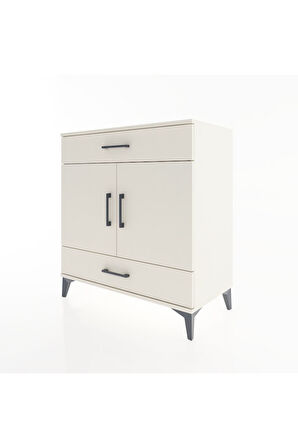 Hyperion Şifonyer 2 Çekmeceli 2 Kapaklı 88x44x96 Aytaşı-Aytaşı