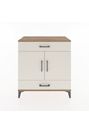 Hyperion Şifonyer 2 Çekmeceli 2 Kapaklı 88x44x96 Çam-Aytaşı