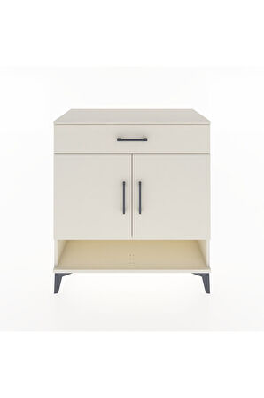 Hyperion Şifonyer Tek Raflı Tek Çekmeceli 2 Kapaklı 88x44x96 Aytaşı-Aytaşı