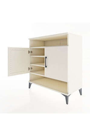 Hyperion Şifonyer 4 Raflı 2 Kapaklı 88x44x96 Aytaşı-Aytaşı