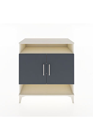 Hyperion Şifonyer 4 Raflı 2 Kapaklı 88x44x96 Aytaşı-Antrasit