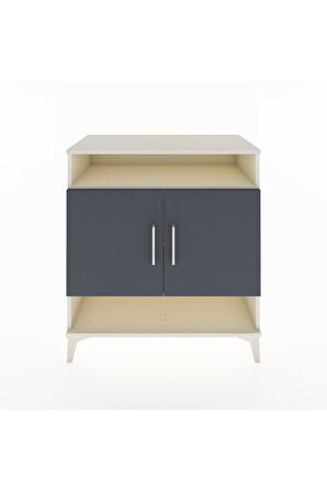 Hyperion Şifonyer 3 Raflı 2 Kapaklı 88x44x96 Aytaşı-Antrasit