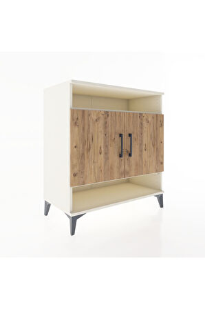 Hyperion Şifonyer 3 Raflı 2 Kapaklı 88x44x96 Aytaşı-Çam