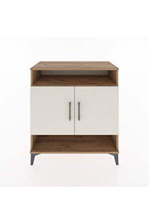 Hyperion Şifonyer 3 Raflı 2 Kapaklı 88x44x96 Çam-Aytaşı