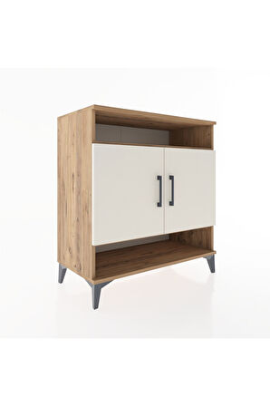 Hyperion Şifonyer 3 Raflı 2 Kapaklı 88x44x96 Çam-Aytaşı