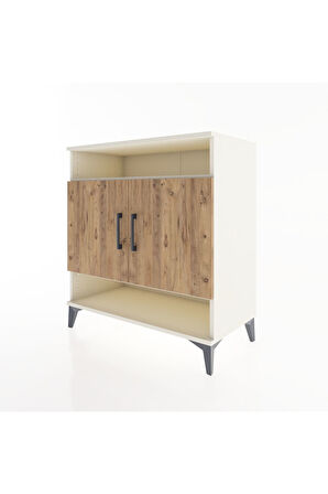 Hyperion Şifonyer 2 Raflı 2 Kapaklı 88x44x96 Aytaşı-Çam
