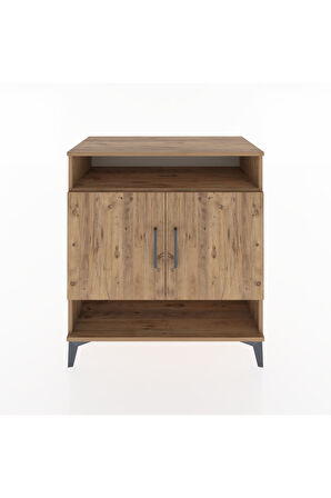 Hyperion Şifonyer 2 Raflı 2 Kapaklı 88x44x96 Çam-Çam