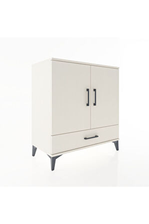 Hyperion Şifonyer 2 Raflı Tek Çekmeceli 2 Kapaklı 88x44x96 Aytaşı-Aytaşı