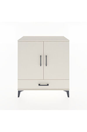 Hyperion Şifonyer Tek Raflı Tek Çekmeceli 2 Kapaklı 88x44x96 Aytaşı-Aytaşı