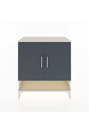 Hyperion Şifonyer 4 Raflı 2 Kapaklı 88x44x96 Aytaşı-Antrasit